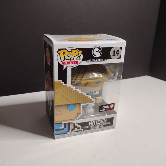 Funko Raiden - Mortal Kombat X 8-Bit Pop! Vinyl Figure #14 GameStop Exclusive - Picture 1 of 8